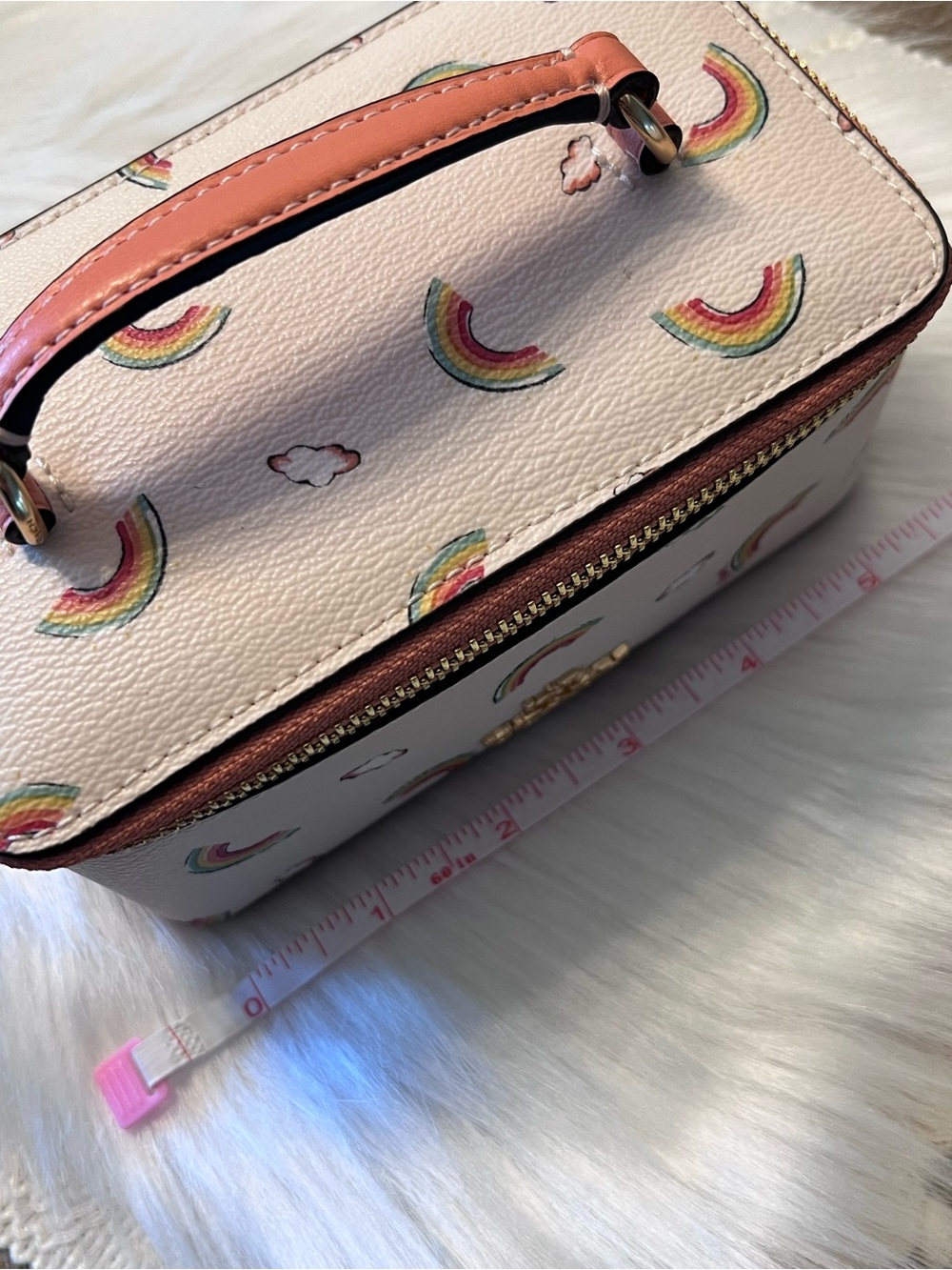 Coach All Over Rainbow Jewelry/Vanity Case - Picture 5 of 9